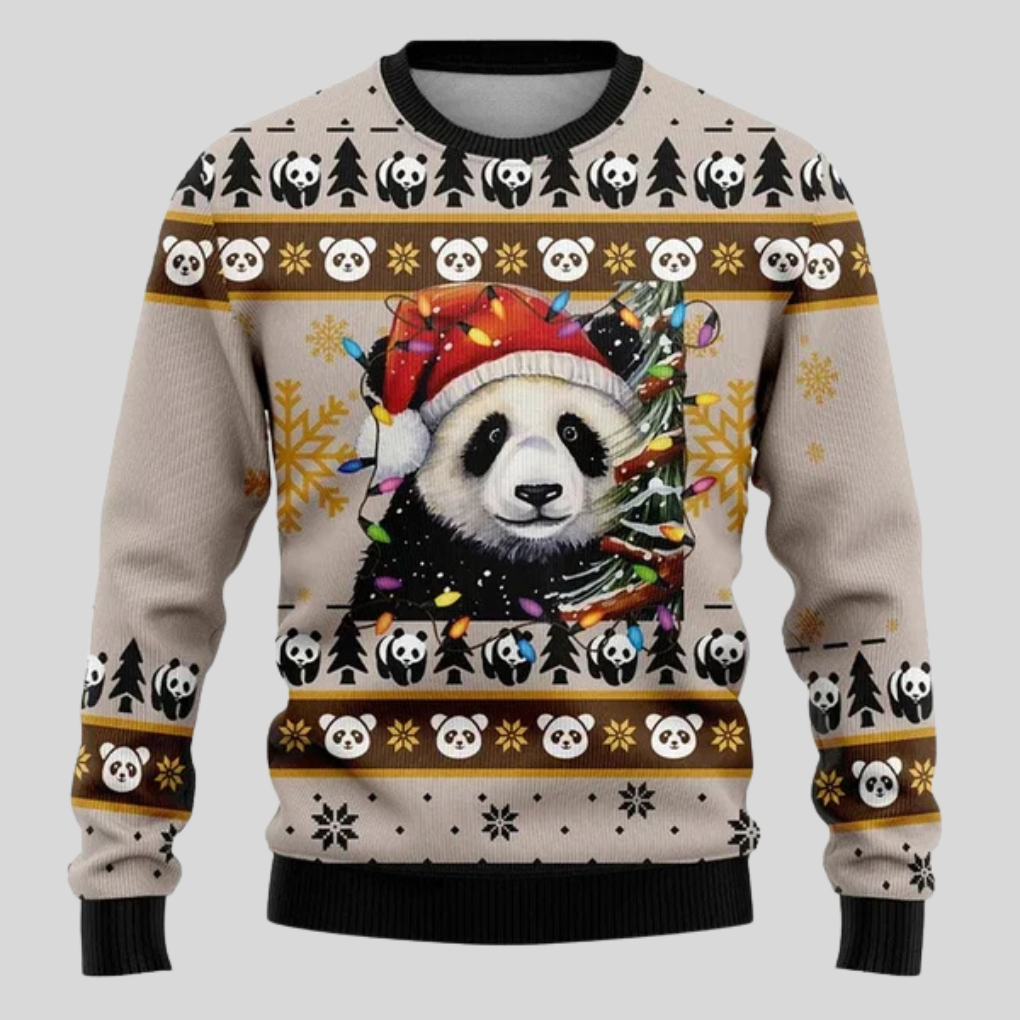 Ugly Christmas sweater for men, crew neck long sleeve pullover
