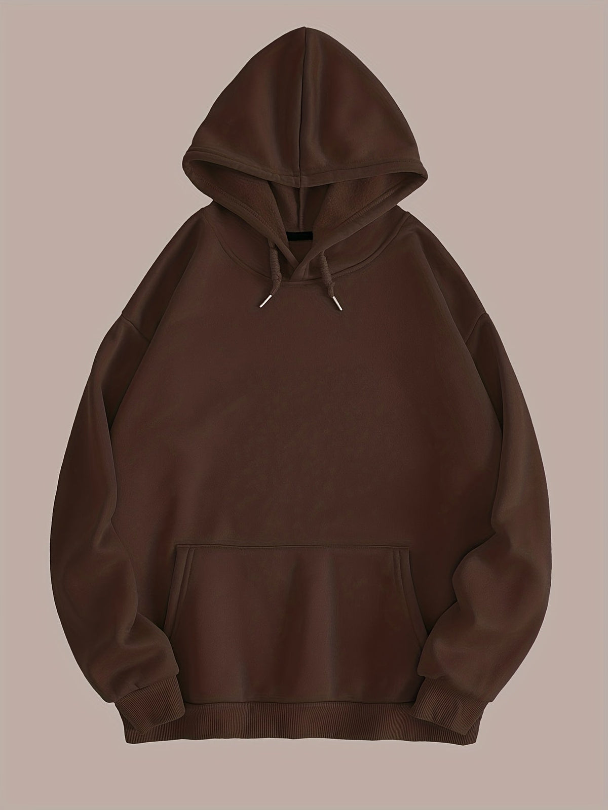 Drop shoulder hoodies for women with kangaroo pocket