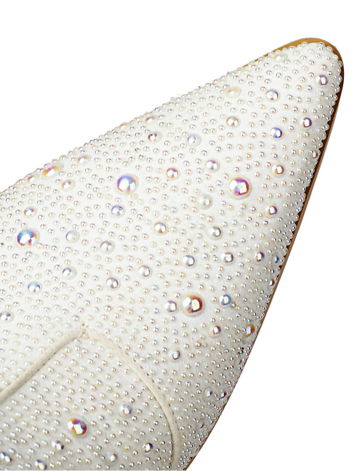Cowboy boots for women with pointed toe, block heel and pearl embellishments