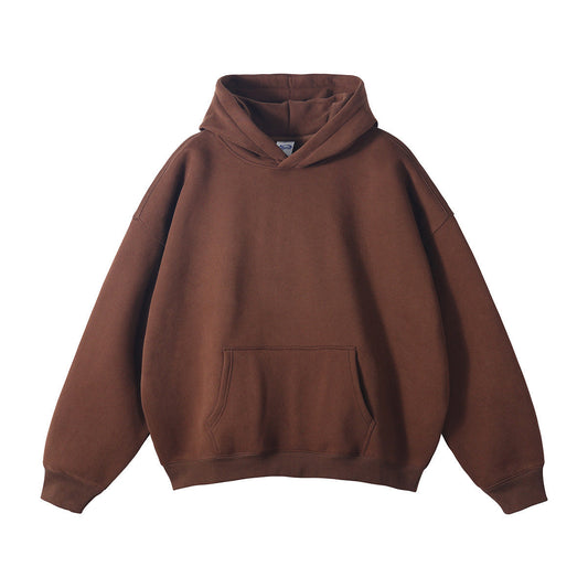 Mens hoodies oversized with drop shoulder and kangaroo pocket