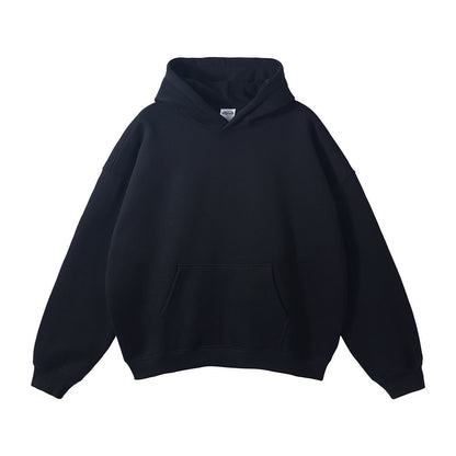 Mens hoodies oversized with drop shoulder and kangaroo pocket