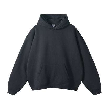 Mens hoodies oversized with drop shoulder and kangaroo pocket