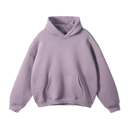 Mens hoodies oversized with drop shoulder and kangaroo pocket
