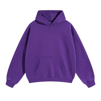 Mens hoodies oversized with drop shoulder and kangaroo pocket