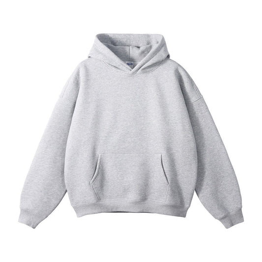 Mens hoodies oversized with drop shoulder and kangaroo pocket