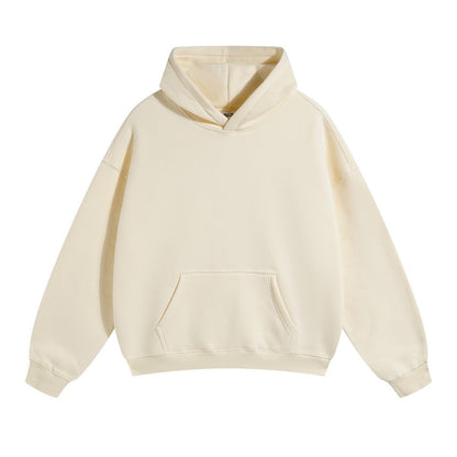 Mens hoodies oversized with drop shoulder and kangaroo pocket
