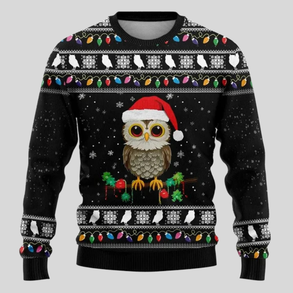 Ugly Christmas sweater for men, crew neck long sleeve pullover