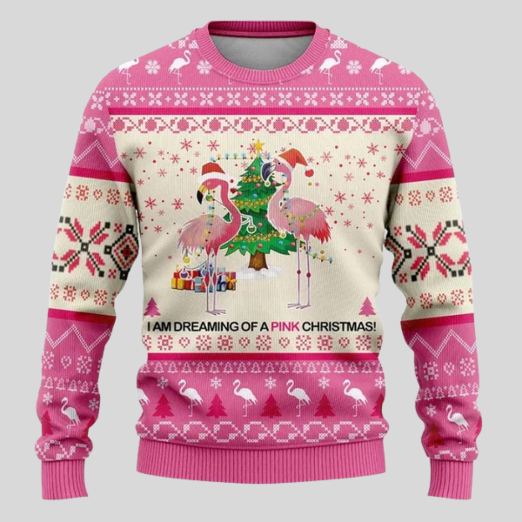 Ugly Christmas sweater for men, crew neck long sleeve pullover