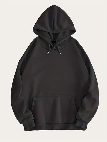 Drop shoulder hoodies for women with kangaroo pocket