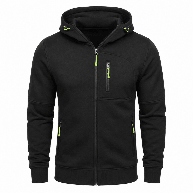Mens hoodies with full zip and hood, zip up hoodie with pockets