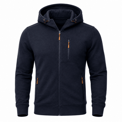 Mens hoodies with full zip and hood, zip up hoodie with pockets