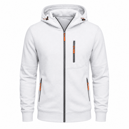 Mens hoodies with full zip and hood, zip up hoodie with pockets