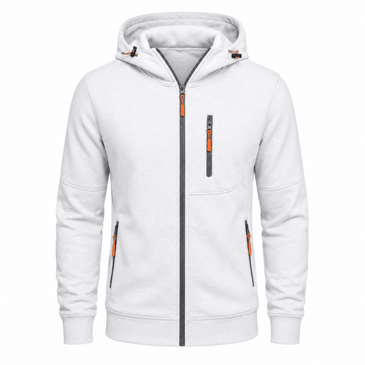 Mens hoodies with full zip and hood, zip up hoodie with pockets