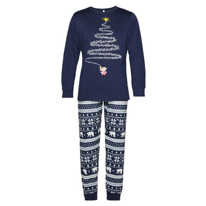Christmas pajamas matching family set with long sleeve top and pants