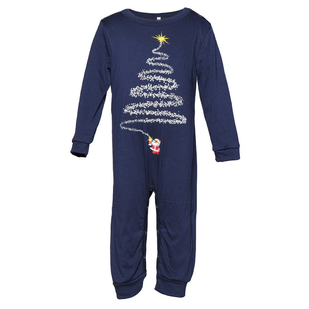 Christmas pajamas matching family set with long sleeve top and pants