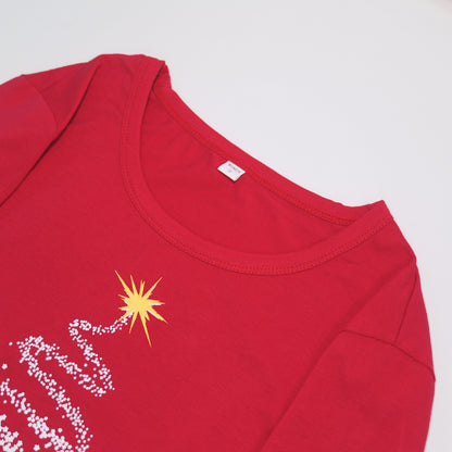 Christmas pajamas matching family set with long sleeve top and pants