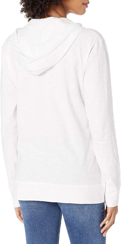 Zip up hoodies for women with drawstring hood and pockets