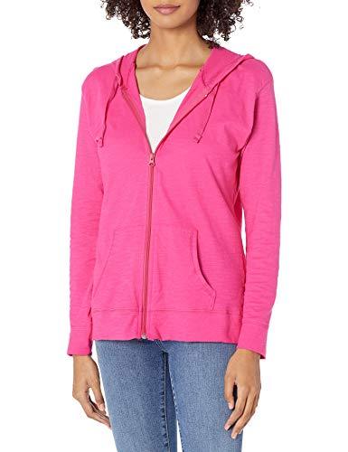 Zip up hoodies for women with drawstring hood and pockets
