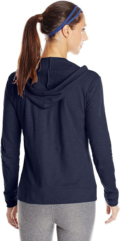 Zip up hoodies for women with drawstring hood and pockets
