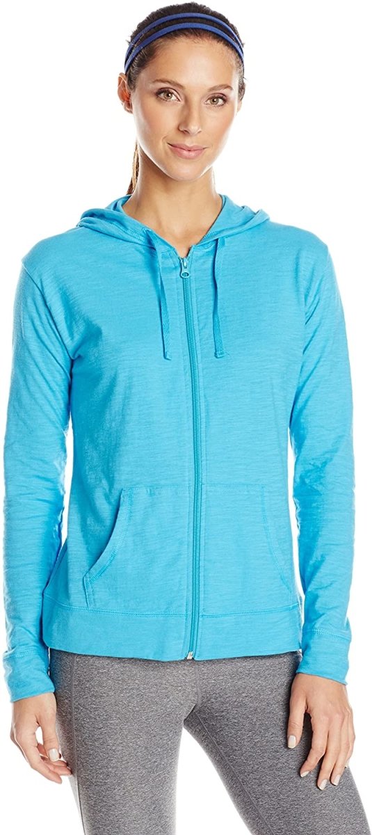 Zip up hoodies for women with drawstring hood and pockets
