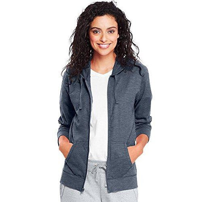 Zip up hoodies for women with drawstring hood and pockets